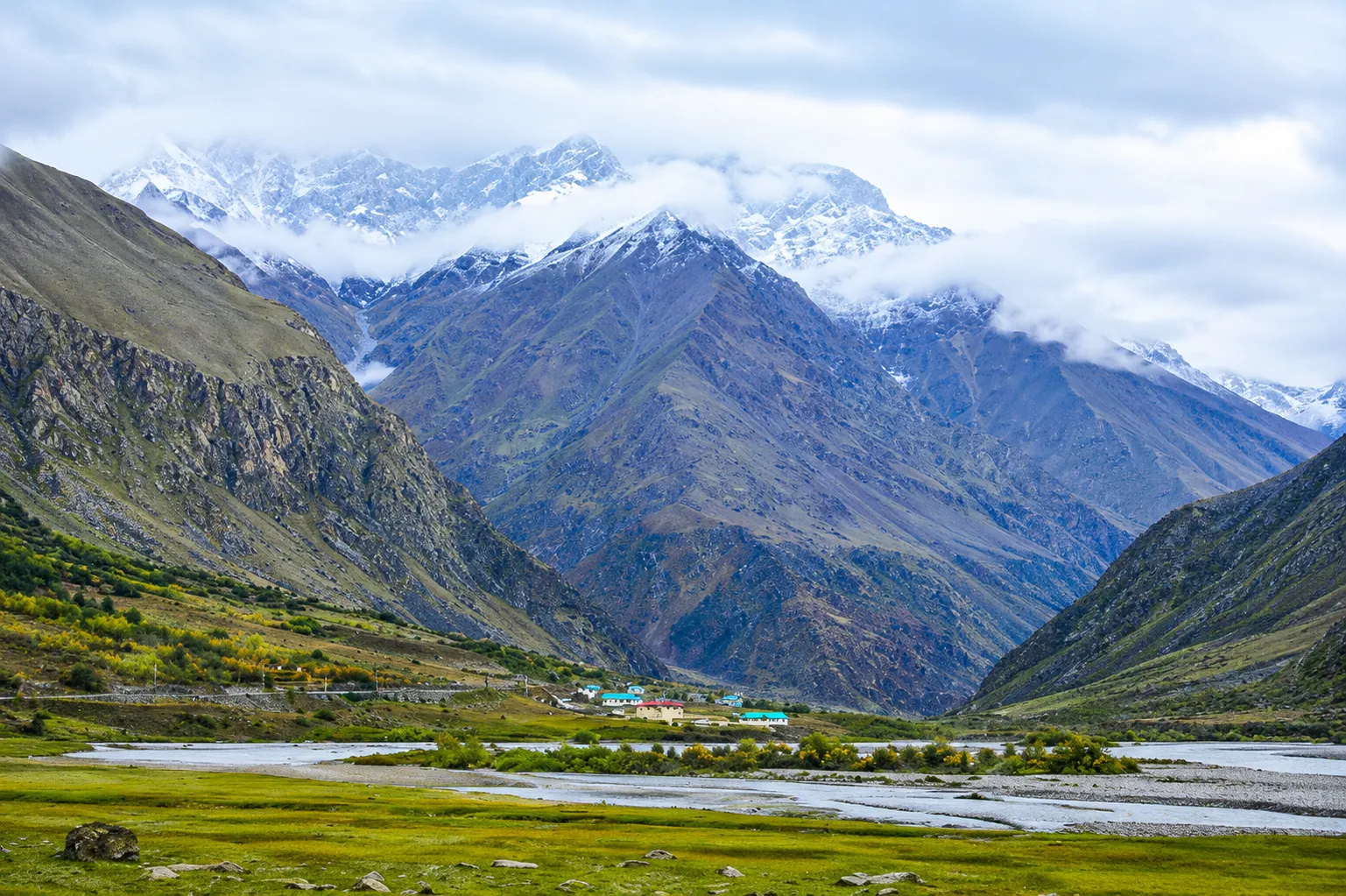 Damsna Resort picnic spot near Suru River Ladakh